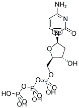 DEOXYCYTIDINE 5'-TRIPHOSPHATE, [ALPHA-32P]- Struktur