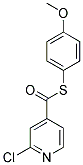 4-METHOXYPHENYL 2-CHLOROPYRIDINE-4-CARBOTHIOATE Struktur