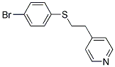 4-[2-(4-BROMOPHENYLSULFANYL)ETHYL]PYRIDINE Struktur