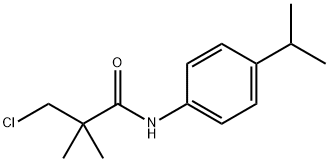 3-CHLORO-N-(4-ISOPROPYLPHENYL)-2,2-DIMETHYLPROPANAMIDE Struktur