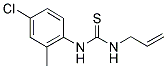 N-ALLYL-N'-(4-CHLORO-2-METHYLPHENYL)THIOUREA Struktur