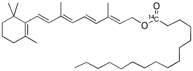 RETINYL PALMITATE, [PALMITATE-1-14C] Struktur