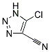 5-CHLORO-1H-[1,2,3]TRIAZOLE-4-CARBONITRILE Struktur