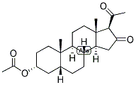 5BETA-PREGNAN-3ALPHA-OL-16,20-DIONE-3-ACETATE Struktur