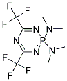 N2,N2,N2,N2-TETRAMETHYL-4,6-DI(TRIFLUOROMETHYL)-1,3,5,2LAMBDA5-TRIAZAPHOSPHININE-2,2-DIAMINE Struktur