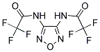 2,2,2-TRIFLUORO-N-[4-(2,2,2-TRIFLUORO-ACETYLAMINO)-FURAZAN-3-YL]-ACETAMIDE Struktur