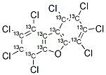 13C12-1,2,3,4,6,7,8,9-OCTACHLORODIBENZOFURAN Struktur