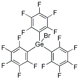 TRIS(PENTAFLUOROPHENYL)GERMANIUM BROMIDE Struktur