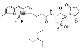 BODIPY(R) FL, CASE TRIETHYLAMMONIUM SALT Struktur