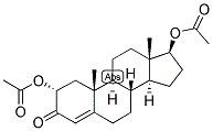 4-ANDROSTEN-2-ALPHA, 17-BETA-DIOL-3-ONE DIACETATE Struktur