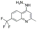 4-HYDRAZINO-2-METHYL-7-TRIFLUOROMETHYLQUINOLINE Struktur