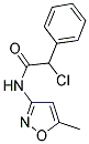 2-CHLORO-N-(5-METHYLISOXAZOL-3-YL)-2-PHENYLACETAMIDE Struktur