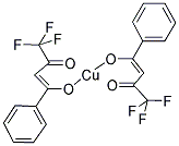 COPPER II BENZOYLTRIFLUOROACETONATE Struktur