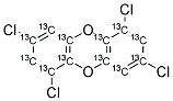 13C12-1,3,6,8-TETRACHLORODIBENZO-P-DIOXIN Struktur