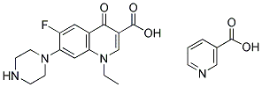 NORFLOXACIN NICOTINATE Struktur