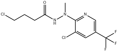 4-CHLORO-N'-[3-CHLORO-5-(TRIFLUOROMETHYL)-2-PYRIDINYL]-N'-METHYLBUTANOHYDRAZIDE Struktur