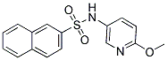 (6-METHOXY(3-PYRIDYL))(2-NAPHTHYLSULFONYL)AMINE Struktur