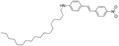 4-NITRO-4'-(OCTADECYLAMINO)STILBENE Struktur