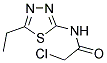 2-CHLORO-N-(5-ETHYL-[1,3,4]THIADIAZOL-2-YL)-ACETAMIDE Struktur