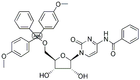 N4-BENZOYL-5'-O-(DIMETHOXYTRITYL)-CYTIDINE Struktur