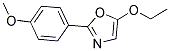 4-(5-ETHOXY-1,3-OXAZOL-2-YL)PHENYL METHYL ETHER Struktur