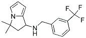 2,3-DIHYDRO-3,3-DIMETHYL-N-[3-(TRIFLUOROMETHYL)BENZYL]-(1H)-PYRROLIZINAMINE Struktur