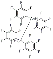 TETRAKIS(PENTAFLUOROPHENYL)DIGERMANE Struktur