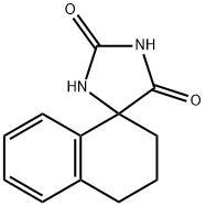 3,4-dihydro-2H-spiro[imidazolidine-4,1-naphthalene]-2,5-dione Struktur