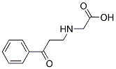 (3-OXO-3-PHENYL-PROPYLAMINO)-ACETIC ACID Struktur