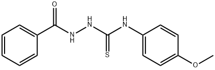 1-(4-METHOXYPHENYL)-4-BENZOYLTHIOSEMICARBAZIDE Struktur