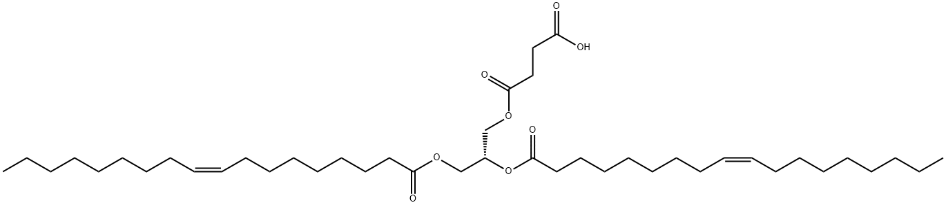 1,2-DIOLEOYL-SN-GLYCERO-3-SUCCINATE Structure