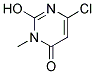 6-CHLORO-2-HYDROXY-3-METHYL-3,4-DIHYDROPYRIMIDIN-4-ONE Struktur