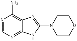 8-MORPHOLIN-4-YL-9H-PURIN-6-AMINE Struktur