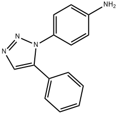 4-(5-PHENYL-[1,2,3]TRIAZOL-1-YL)-PHENYLAMINE Struktur