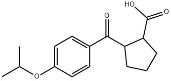 1-(4-ISOPROPOXY-BENZOYL)-PYRROLIDINE-2-CARBOXYLIC ACID Struktur