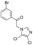 2-(4,5-DICHLOROIMIDAZOLYL)-1-(3-BROMOPHENYL)ETHAN-1-ONE Struktur