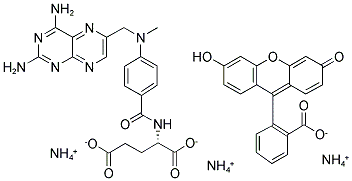 FLUORESCEIN METHOTREXATE, TRIAMMONIUM SALT Struktur