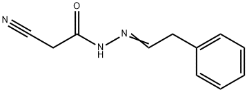 2-CYANO-N'-(2-PHENYLETHYLIDENE)ACETOHYDRAZIDE Struktur