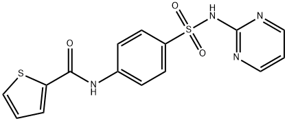 N-(4-((PYRIMIDIN-2-YLAMINO)SULFONYL)PHENYL)-2-THIENYLFORMAMIDE Struktur