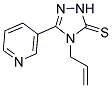 4-ALLYL-5-(3-PYRIDYL)-2,4-DIHYDRO-3H-1,2,4-TRIAZOLE-3-THIONE Struktur