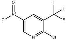 2-CHLORO-5-NITRO-3-(TRIFLUOROMETHYL)PYRIDINE Structure