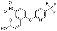 3-(5-NITRO-2-([5-(TRIFLUOROMETHYL)-2-PYRIDYL]THIO)PHENYL)ACRYLIC ACID Struktur