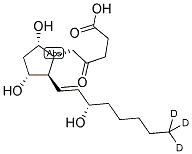 2,3-DINOR-6-KETO-PROSTAGLANDIN F1ALPHA-20,20,20-D3 Struktur