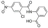 2-[(2-CHLORO-4-NITROBENZOYL)AMINO]BENZOIC ACID Struktur