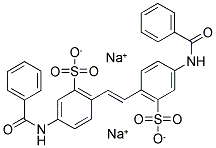 4,4'-DIBENZAMIDOSTILBENE-2,2'-DISULFONIC ACID, DISODIUM SALT Struktur