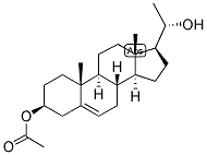 5-PREGNEN-3-BETA, 20-ALPHA-DIOL 3-ACETATE Struktur