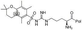 H-ARG(PMC)-2-CLTRT RESIN Struktur