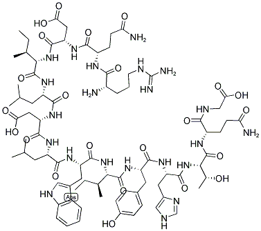 ARG-GLN-ASP-ILE-LEU-ASP-LEU-TRP-ILE-TYR-HIS-THR-GLN-GLY Struktur