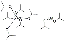 BARIUM TUNGSTEN ISOPROPOXIDE Struktur