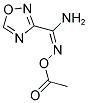 N'-(ACETYLOXY)-1,2,4-OXADIAZOLE-3-CARBOXIMIDAMIDE Struktur